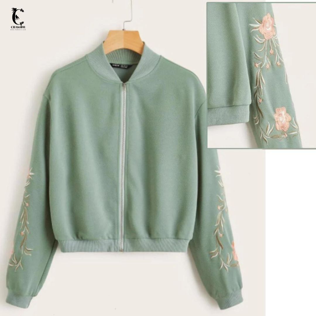Fabrato Embroidered Sleeves Jacket