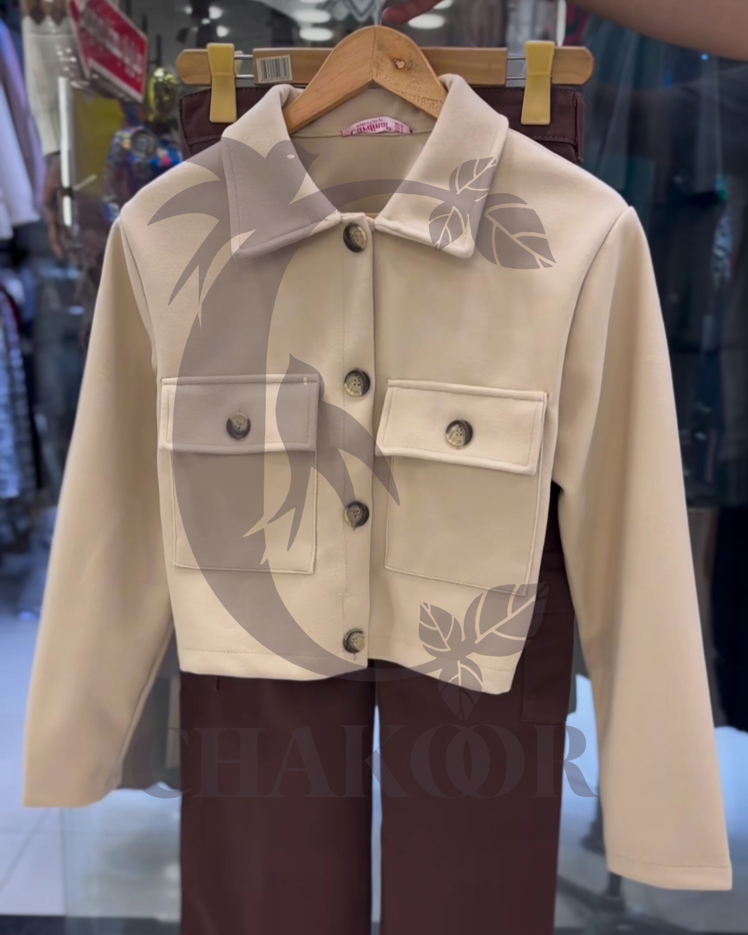 FB # 383 Fabrato WinterLux CozyChic Pocketed Short Fleece Jacket