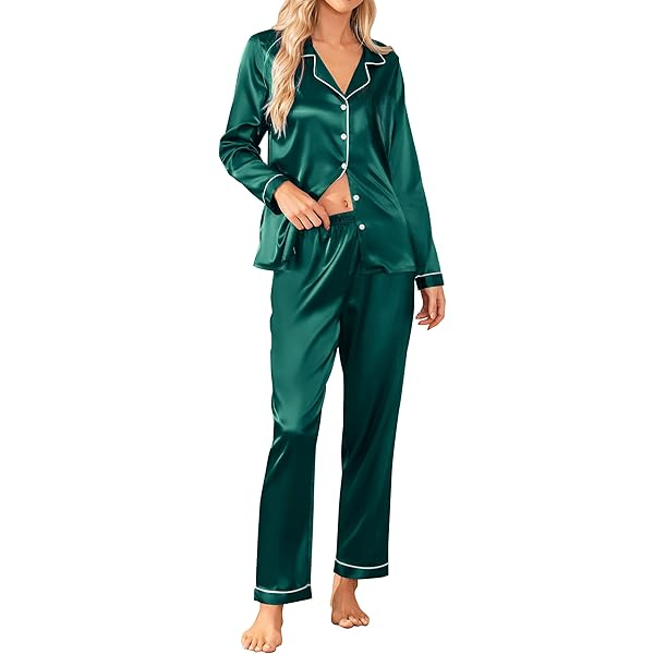 Fabrato Silk Luxurious Slumber Pyjama Set full sleeves